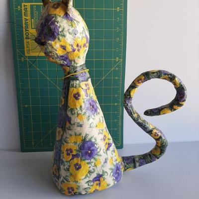 Paper Mache Cat  (LOT 111)