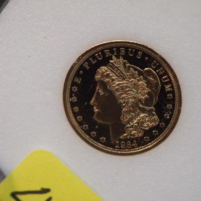 Gold Morgan $5 1964 1/10oz  Coin 46