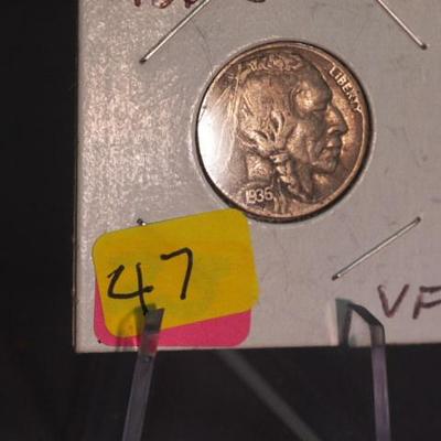 1936 S Nickel VF Condition 47
