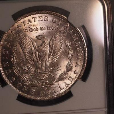 1885 O MS 63 Graded Morgan 51