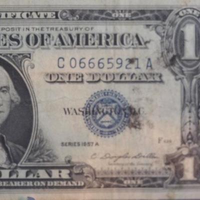 1957 Silver Certificate 56