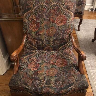 Two Arm Chairs and Four Chairs