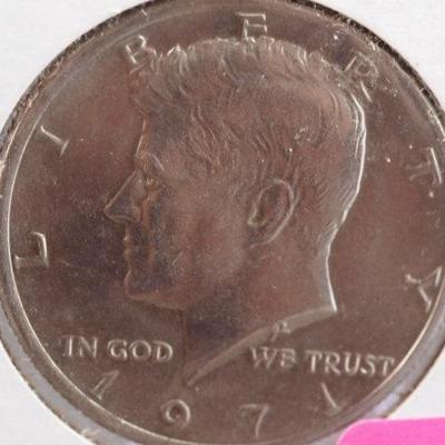1971 Kennedy Proof Half  101