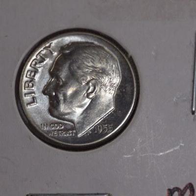 1955 D MS 63 Dime 102