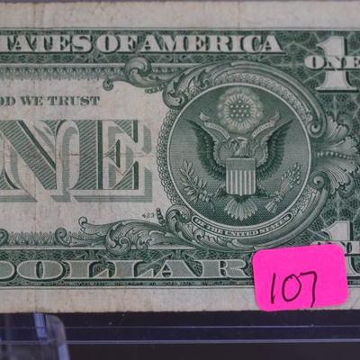 1957 Silver Certificate 107