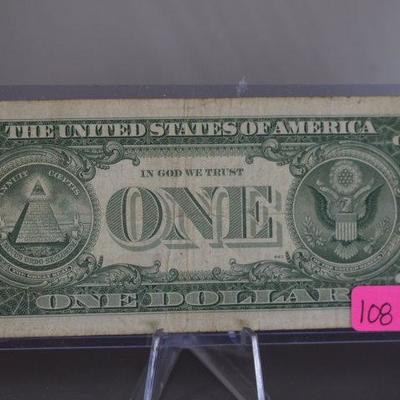 1957 Silver Certificate 108