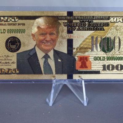 Donald Trump Collectable $1000.00 Bill 109