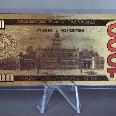 Donald Trump Collectable $1000.00 Bill 109