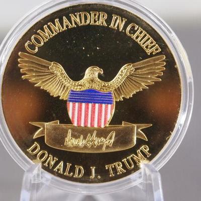 Golden Donald Trump Collectable Coin   116