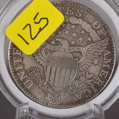 1800 Flowing Hair Liberty  125