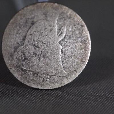 1876 Seated Dime  129