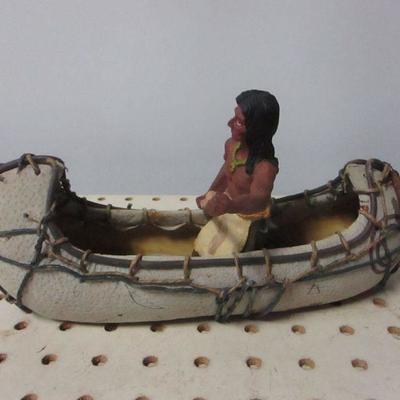 Lot 2 - Native Americans Canoeing 