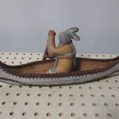 Lot 2 - Native Americans Canoeing 