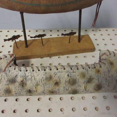 Lot 3 - Native American Canoeing With Bear