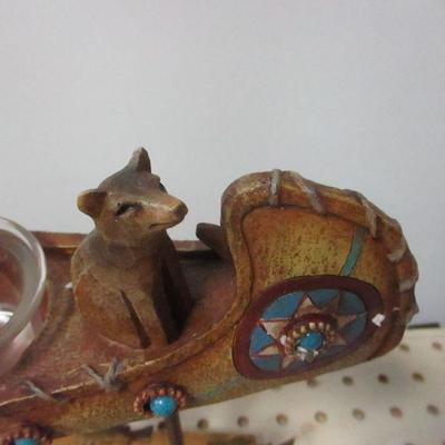 Lot 3 - Native American Canoeing With Bear