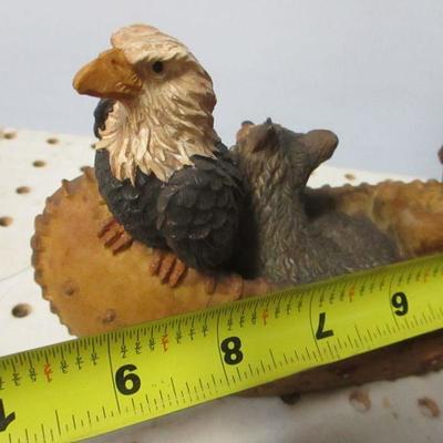 Lot 6 - Native Americans Canoeing With Dog & Eagle