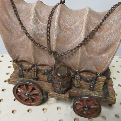 Lot 8 - Native American Items  - Wagon - Canoe
