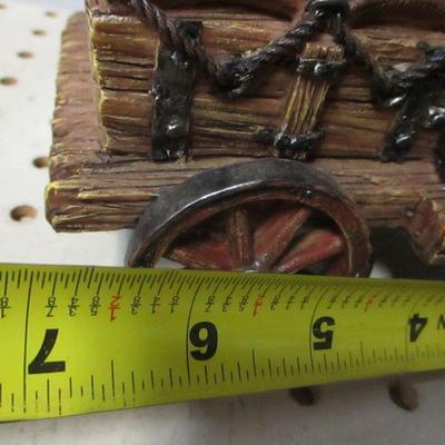 Lot 8 - Native American Items  - Wagon - Canoe