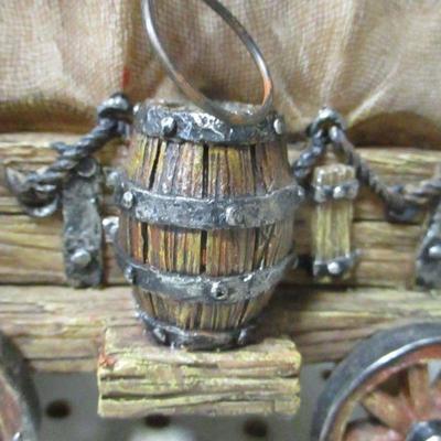Lot 8 - Native American Items  - Wagon - Canoe