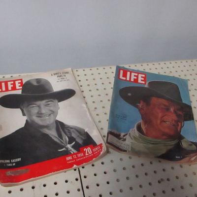 Lot 11 - Life Magazines - John Wayne - Hopalong Cassidy
