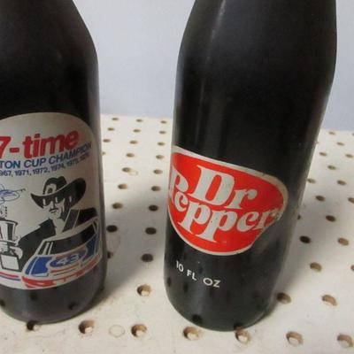 Lot 12 - Soda Bottles - Coke Pepsi Sun Drop 7up