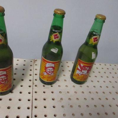 Lot 12 - Soda Bottles - Coke Pepsi Sun Drop 7up