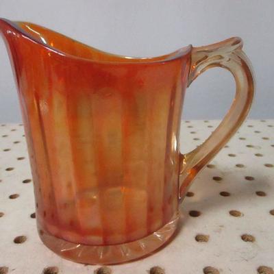 Lot 18 - Carnival Glass Pitcher