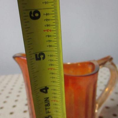 Lot 18 - Carnival Glass Pitcher