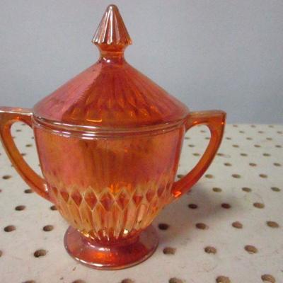 Lot 21 - Carnival Glass Candy Dish
