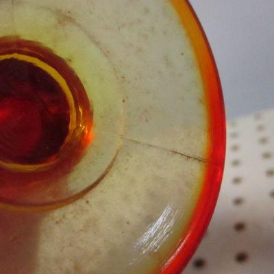 Lot 22 - Carnival Glass Vase