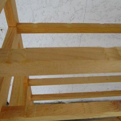 Lot 28 - Wooden Display Rack