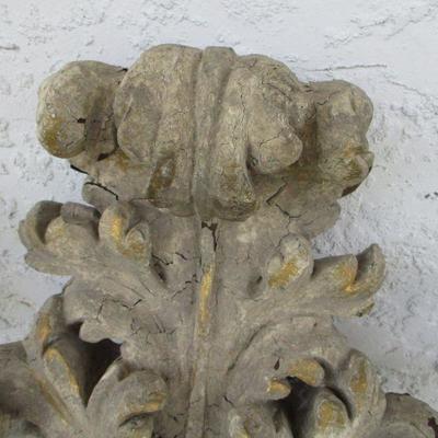 Lot 29 - Set of Large Metal Rococo Vintage Wall Candle Holders 29 1/2" x 19"