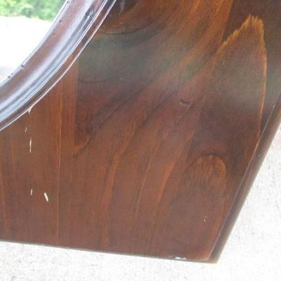 Lot 30 - Wooden Mirror 35" x 24"