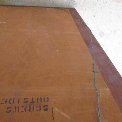 Lot 31 - Wooden Mirror 25 3/8" x 33 5/8"