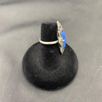 .25. Sterling Art-Deco Ring