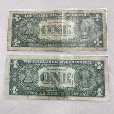 .33. Two 1957 Silver Certificates