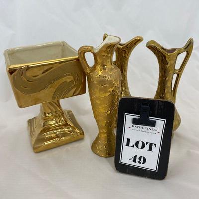 .49. Four Piece Weeping Gold