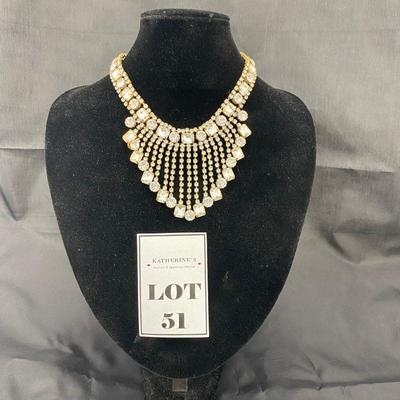 .52. Art Deco Czech Glass Necklace