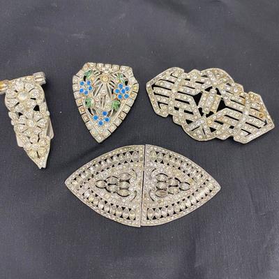 .54. Rhinestone Brooches