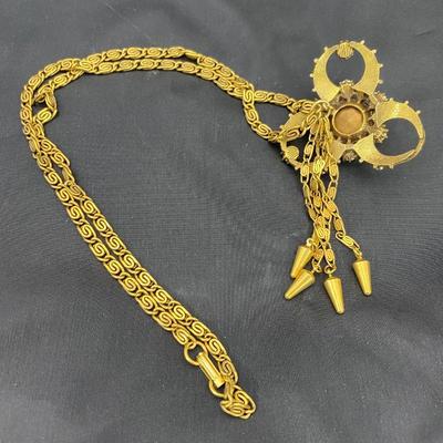 .61. Vintage Gold-Tone Necklaces