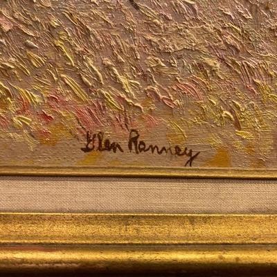152: Original Oil on Board â€œ Wheat Fieldsâ€ by Glen Ranney 