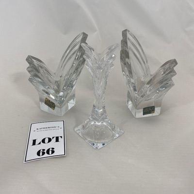 .66. Mikasa Candle Sticks & Extra
