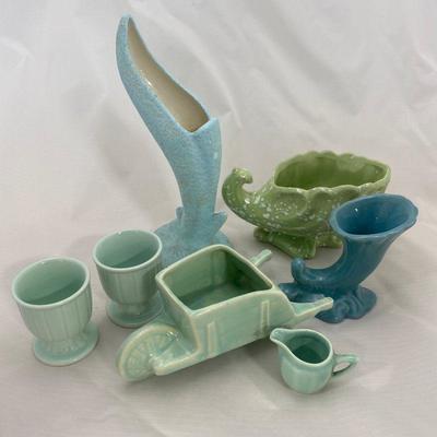 .68. Blue & Green Art Pottery