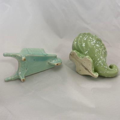 .68. Blue & Green Art Pottery