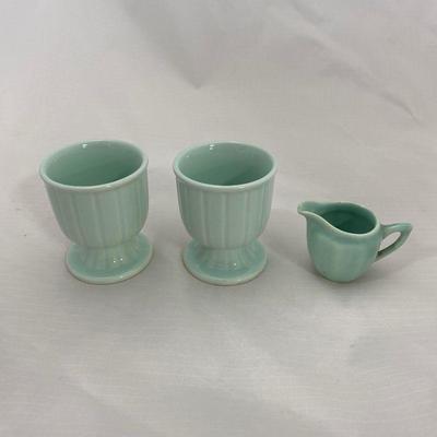 .68. Blue & Green Art Pottery