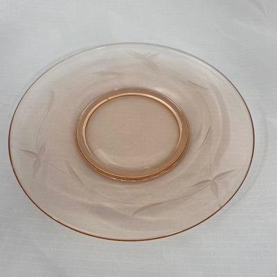 .69. Blue and Amber Depression Glass