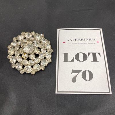 .70. Rhinestone Brooch