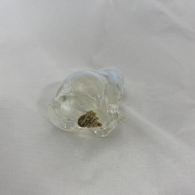 .67. Hand-Painted Fenton Cat