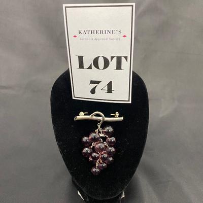 .74. 60s Bunch of Grapes Brooch