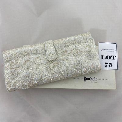 .75. Vintage Bon Soir Clutch